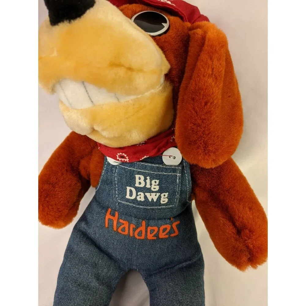 Commonwealth Hardees Big Dawg Dog Plush 14 Inch 1994 Stuffed Animal‎ Toy